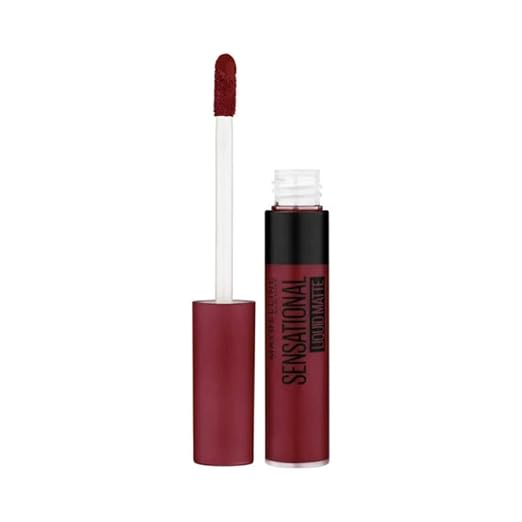 MAYBELLINE NEW YORK Sensational Liquid Matte Lipstick - 02 Soft Wine (7ml)