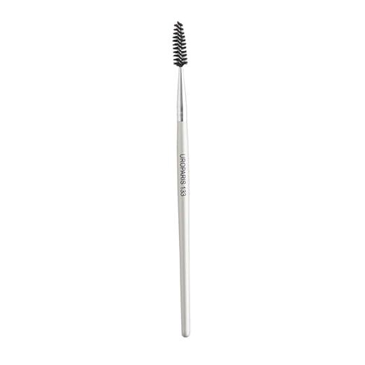 UROPARIS 133 Eye Brush For Makeup | Eyebrow Brush and Spooly with Wooden Handle