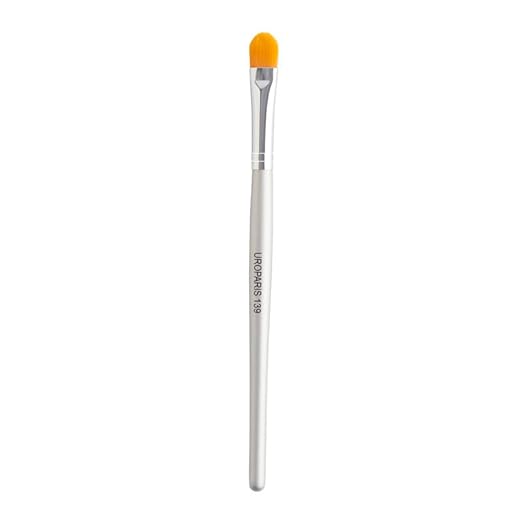 UROPARIS 139 Concealer Brush For Face Makeup | Flat Shader - Makeup Tool with Wooden Handle for Seamless Blending