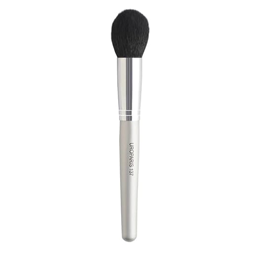 UROPARIS 137 Powder/Blush Brush | Natural Hair for Precise Application on Cheeks or Loose Powder All Over Face