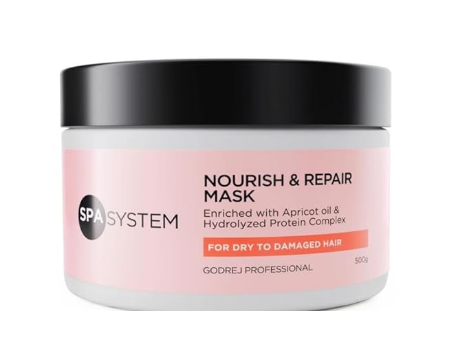 Godrej Professional HAIR MASK (500g, SPA SYSTEM NOURISH & REPAIR MASK)