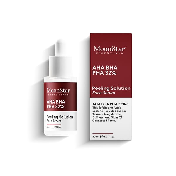 Moonstar 25% AHA + 2% BHA + 5% PHA Facial Serum|Face Pigmentation, Acne Marks & Blemishes  (30 ml)