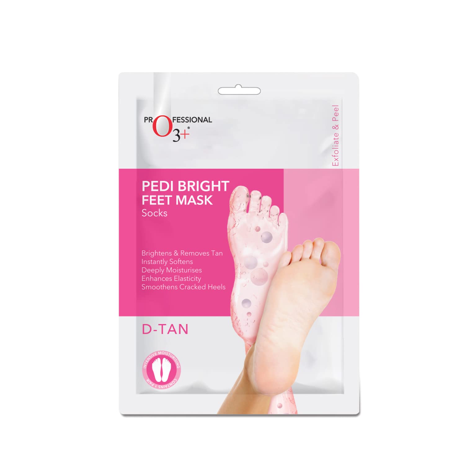 O3+ Pedi Bright Feet Mask Socks