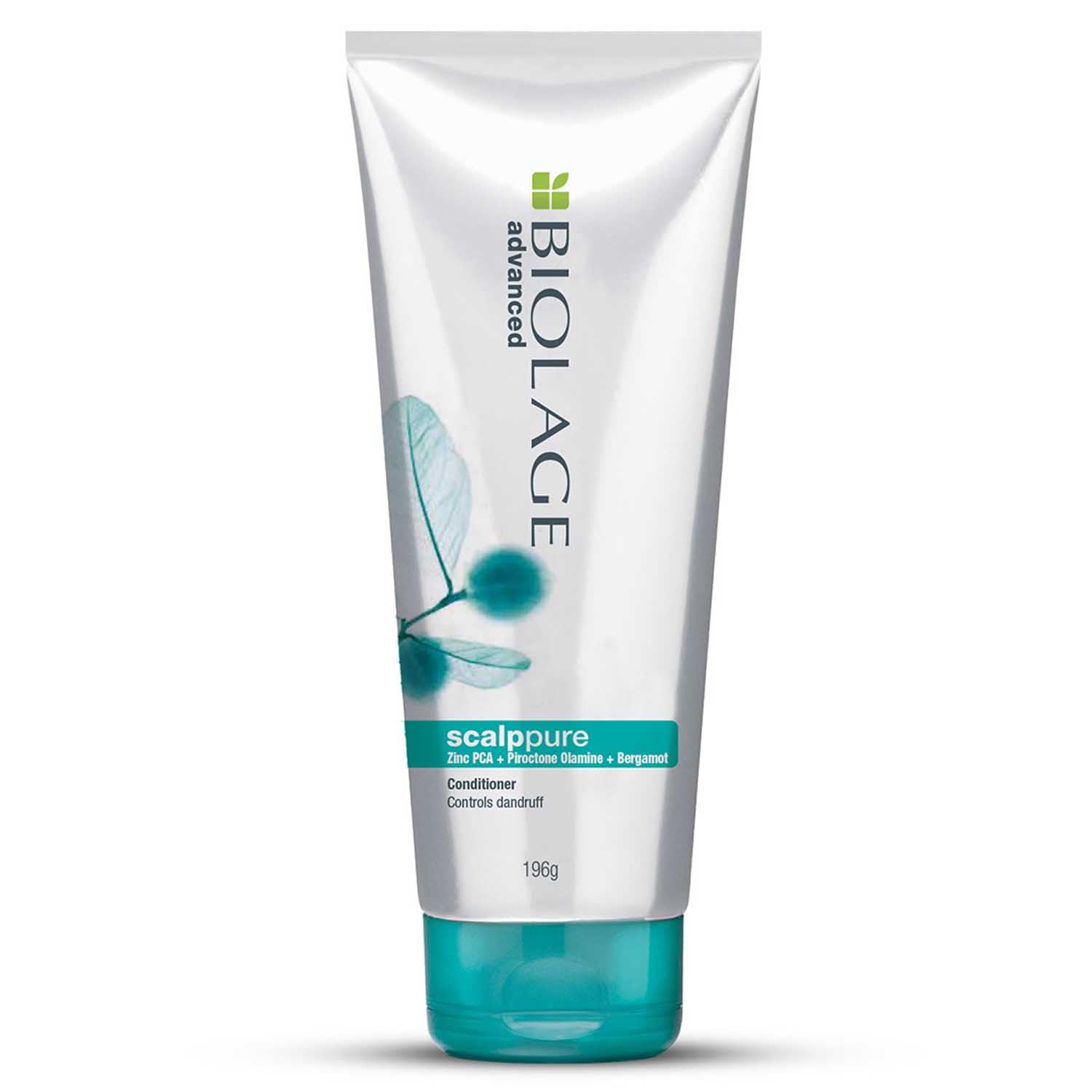Biolage Professional Scalppure Anti-Dandruff Conditioner, Removes Visible Flakes from 1st Use, Enriched with Bergamot, Conditioner for Men and Women, Deep Scalp Treatment, Cruelty-Free, 196g