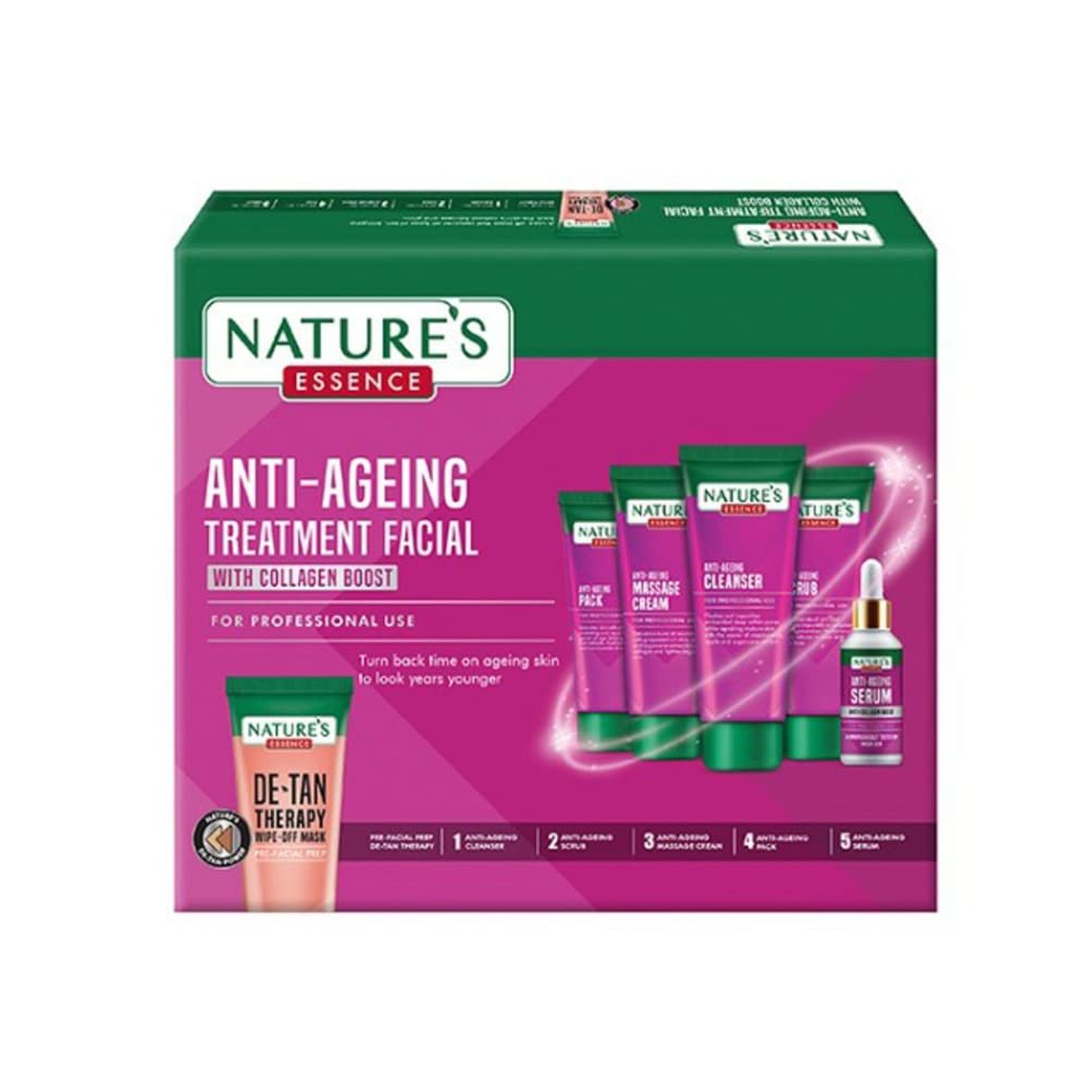 Nature's Essence Anti-Ageing Treatment Facial With Collagen Boost For Wrinkles & Fine Lines, Firm  (100 g)