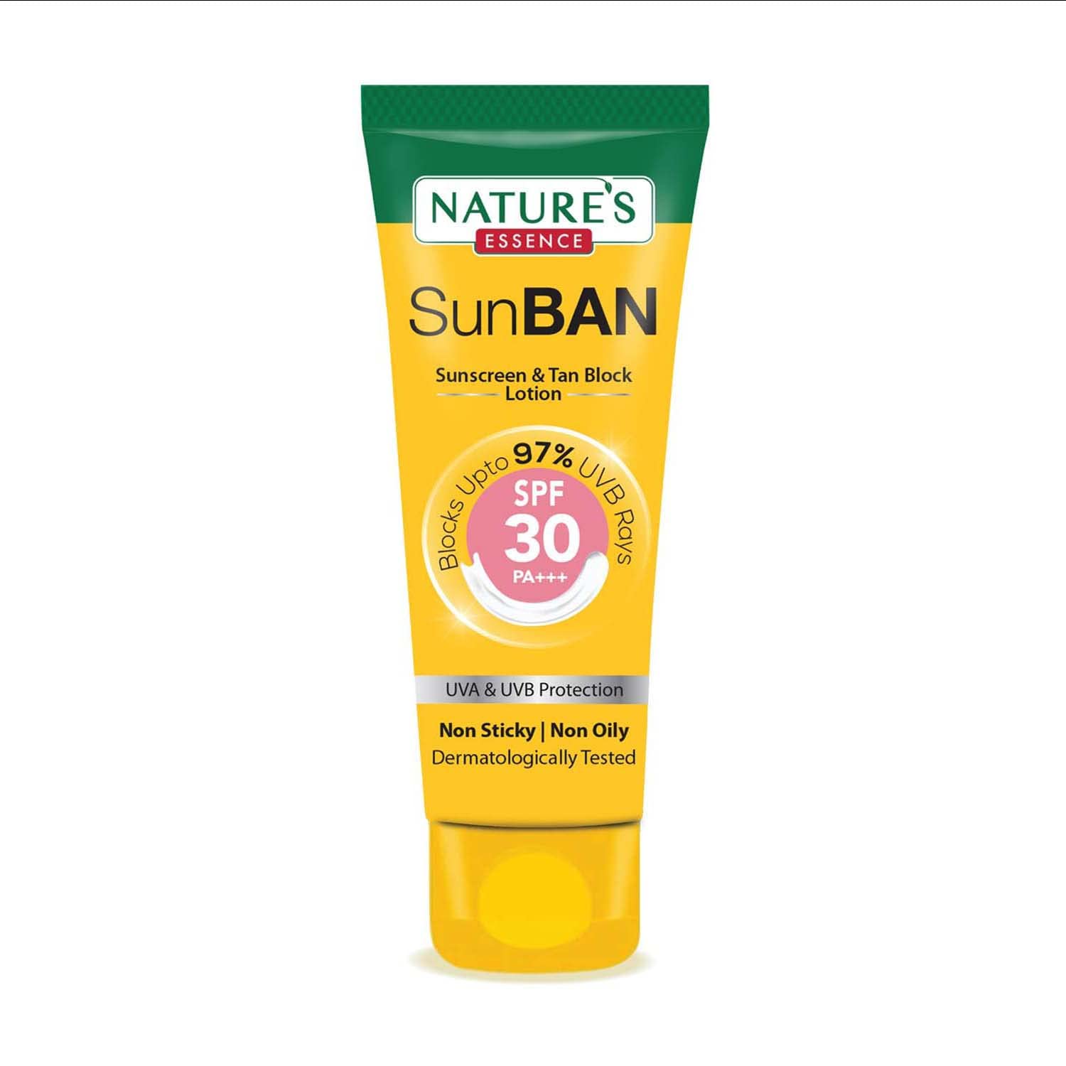Nature's Essence SunBan SPF 30 PA+++ Sunscreen & Tan Block Crème, 120ml
