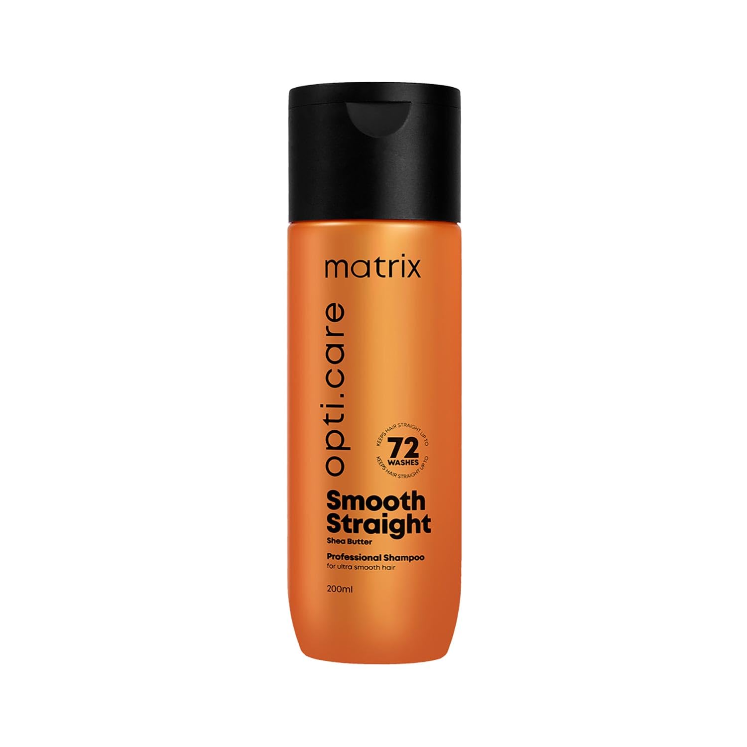 MATRIX Opti.Care Professional Shampoo for ANTI-FRIZZ Shampoo | For Salon Smooth, Straight hair | with Shea Butter (200ml)