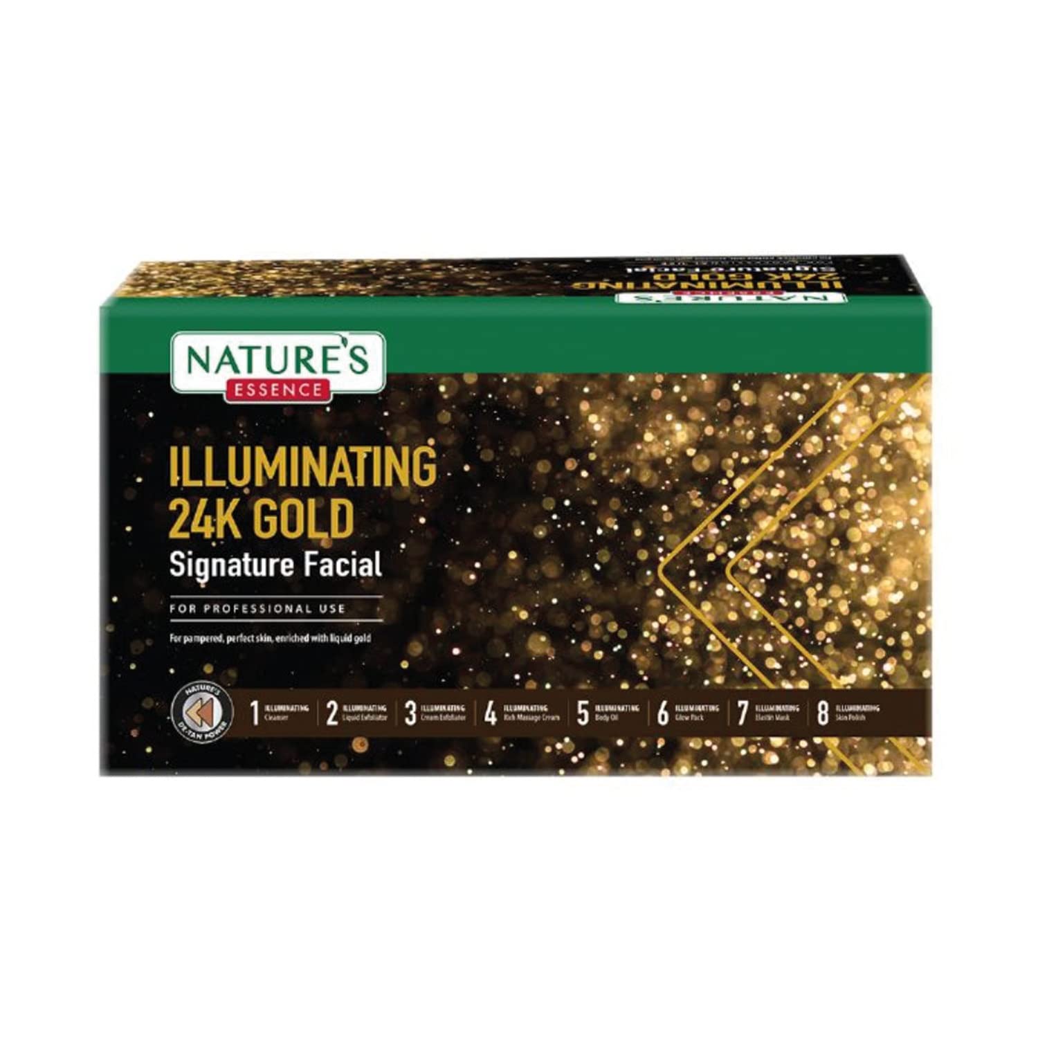 Nature's Essence Illuminating 24K Gold Signature Facial Kit  (570 g)