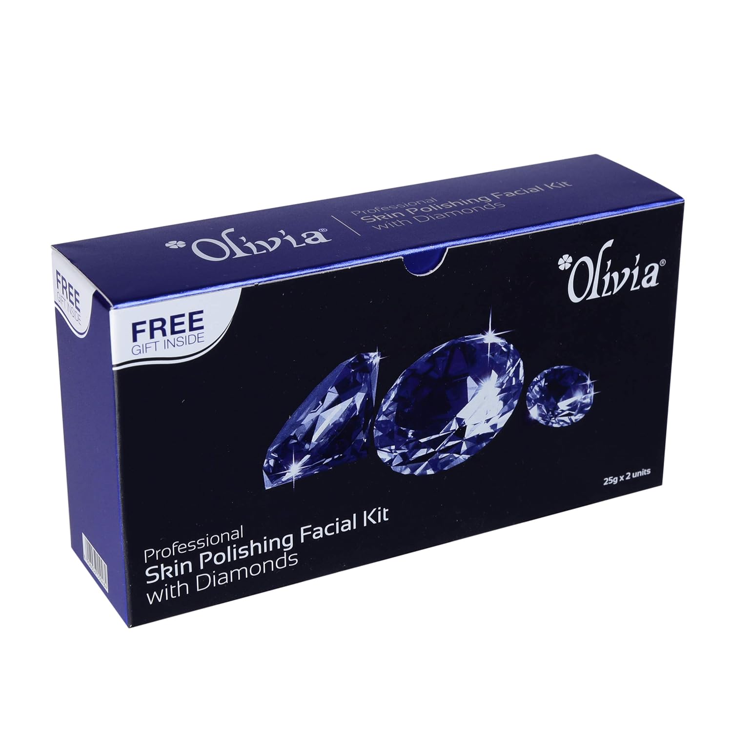 Olivia Diamond Facial Kit Contains Cleanser, Face Scrub, Massage Cream, Face Pack, Serum  (2 x 25 g)