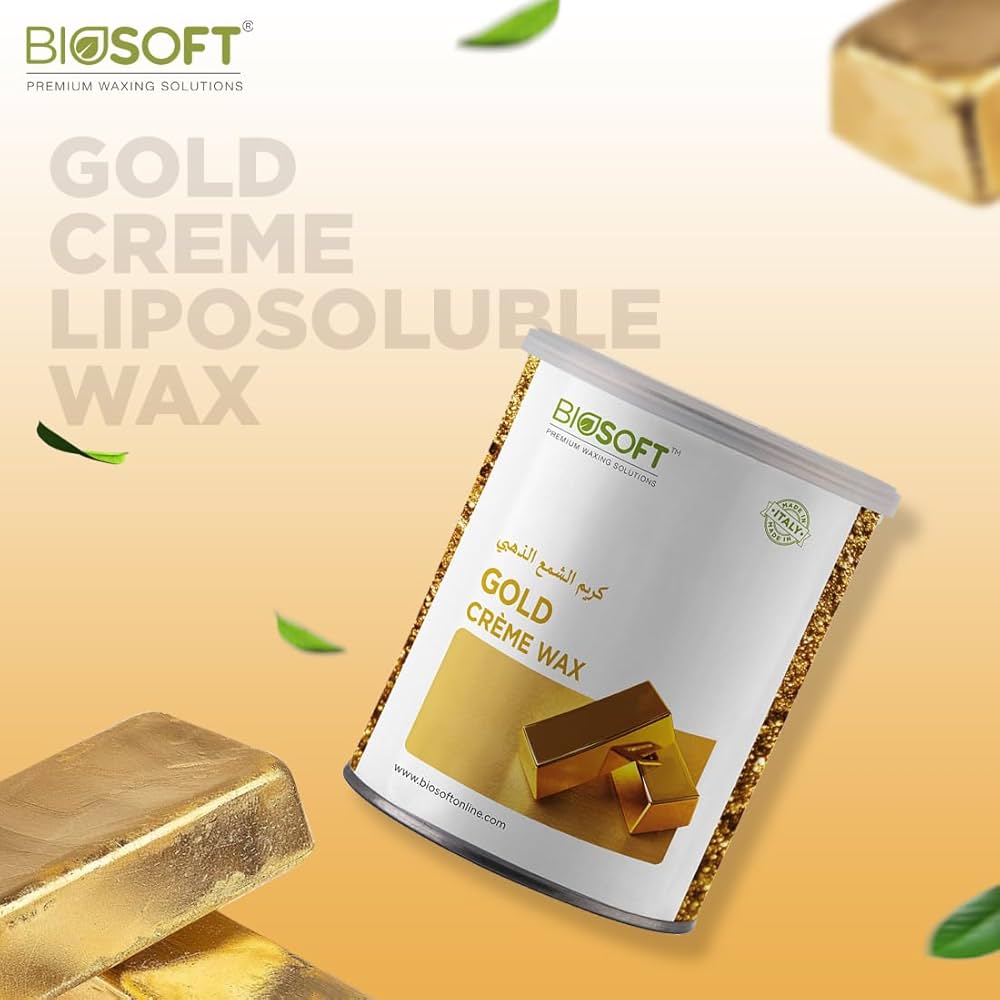 Biosoft Aloe Vera Cream Liposoluble Wax 800ml, Packed With Moisturizing Properties - Gold Cream Wax 800ml