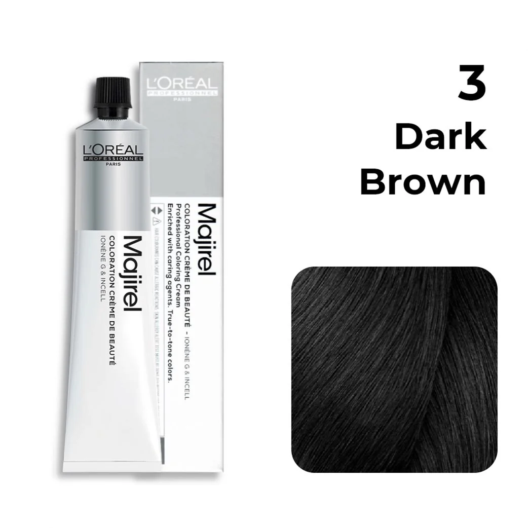 loreal  Professionnel Majiblond Ultra Hair Color , 900 S Ultra Light Blonde - Majirel 3 Dark Brown