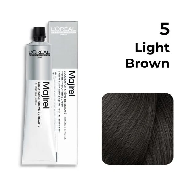 loreal  Professionnel Majiblond Ultra Hair Color , 900 S Ultra Light Blonde - Majirel Light Brown (5) 375