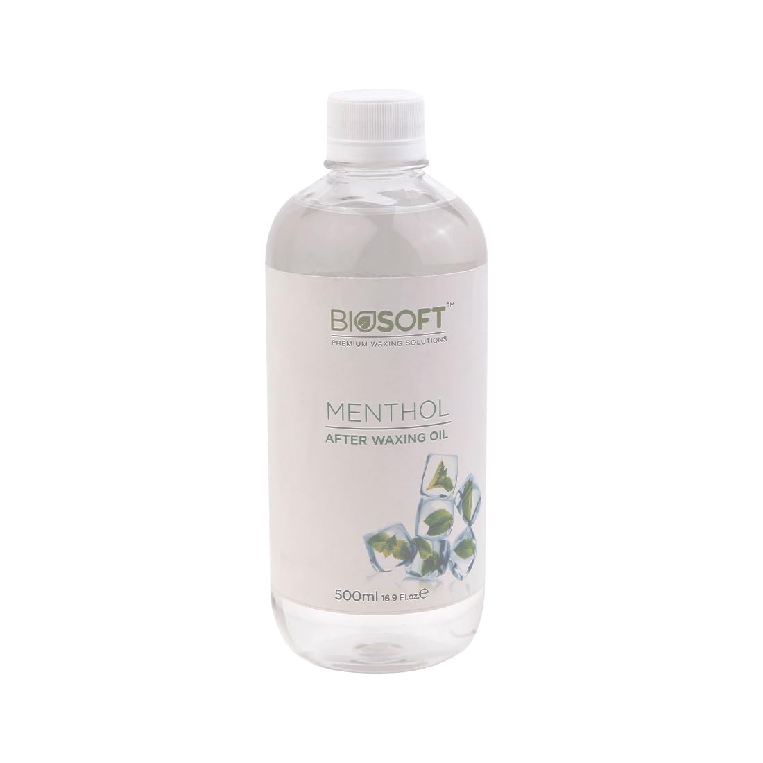 BIOSOFT MENTHOL POST WAX OIL (500ML) Designed For Removing Post-wax Residue