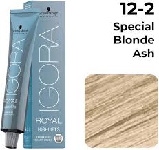 Schwarzkopf Professional Igora Royal Highlifts Hair Color Creme No.12-2 , Special Blonde Ash