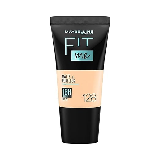 Maybelline New York Liquid Foundation, Matte & Poreless, Full Coverage Blendable Normal to Oily Skin, Fit Me, 115 Ivory, 18ml - Foundation(128) 329