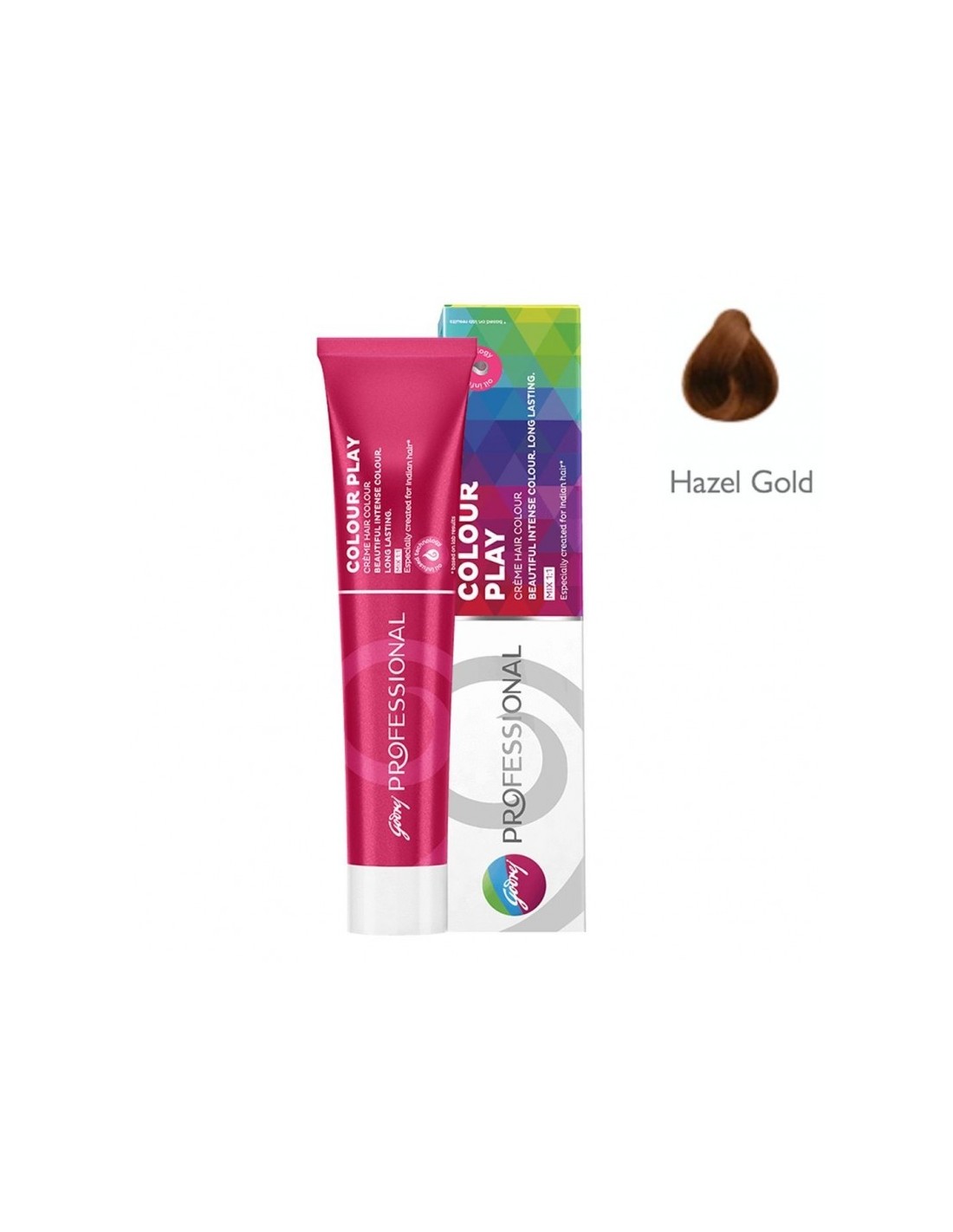 Godrej professional – colour play cream (hair color – hazel gold) – 70g