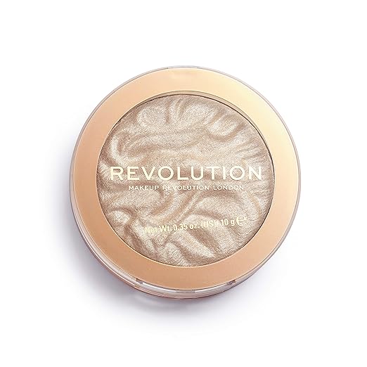 Makeup Revolution Highlight Reloaded, Pigment Rich & Silky Formula, Cruelty-Free & Vegan, Just My Type, 0.35 Oz