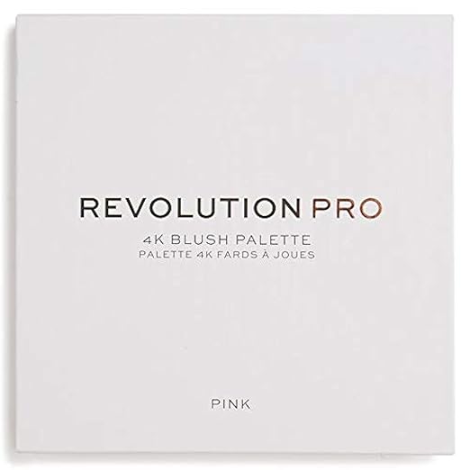 Makeup Revolution Pro 4K Blush Palette, Pink, 16 g