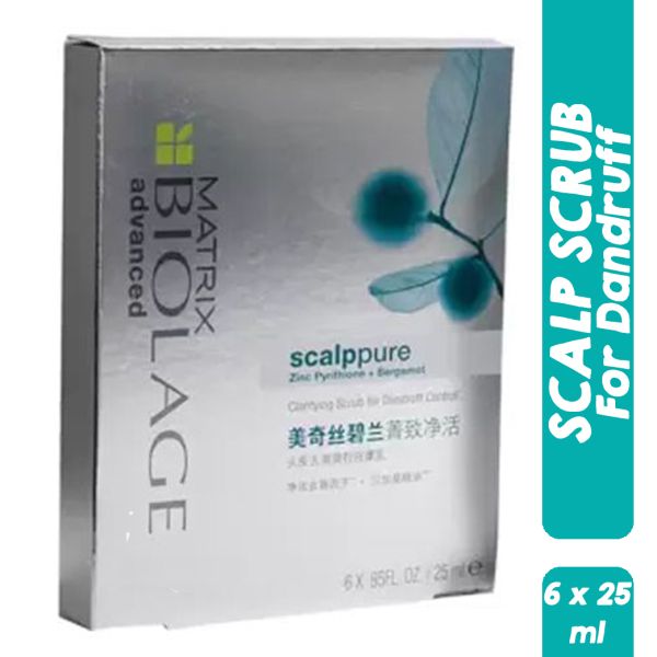 Matrix Biolage Advanced Scalppure Dandruff Scrub (6 X 25 ml)