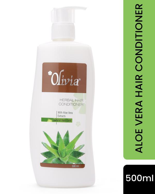 Olivia Aloe Vera Herbal Hair Conditioner  (500 ml)