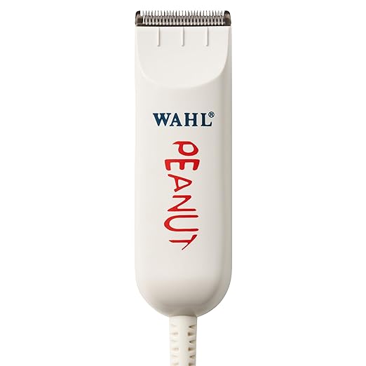Wahl Professional Peanut Classic Clipper/Trimmer #8685, White – Great for Barbers and Stylists – Powerful Rotary Motor