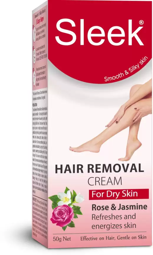 Sleek Hair Removing Cream with Rose & Jasmine (50G) Cream  (50 g)