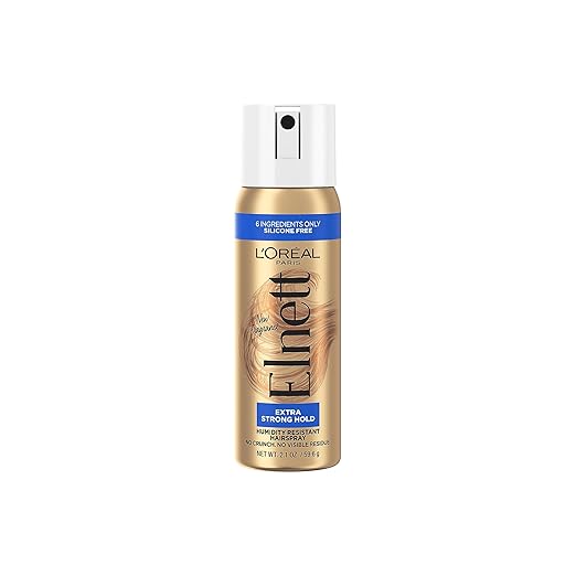 loreal  Professionnel  Elnett Satin Hairspray Extra Strong Hold (Travel Size), 2.2 Ounce by L'Oreal Paris