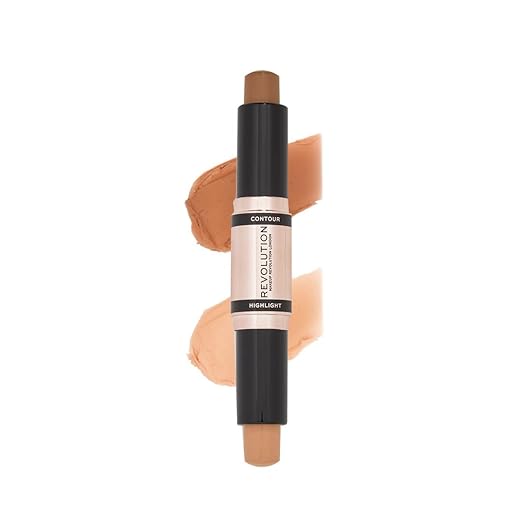 Makeup Revolution London Fast Base Double Ended Contour Stick - Dark