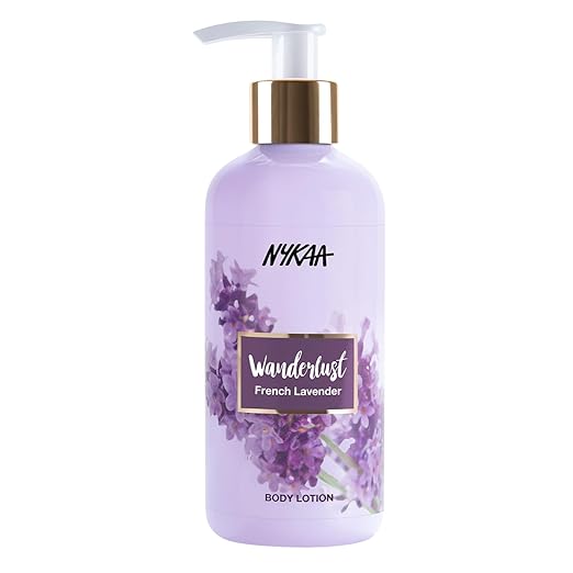 Wanderlust French Lavender Body Lotion for Women & Men, 300 ml| Smooth, Non-Greasy Formula| Up to 8 Hours Intense Moisturization| For Smooth & Moisturized Skin| Suitable for All Skin Types