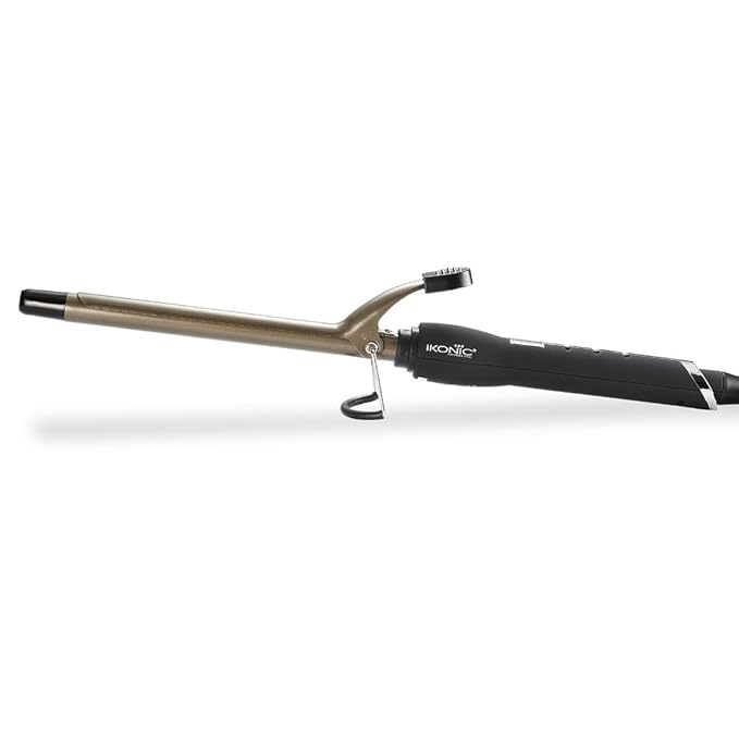 IKONIC HAIR CURLER CT-16 FOR ALL HAIR TYPES WITH CERAMIC EXTRA LONG BARREL. 100-240 V (BLACK & GOLDEN)