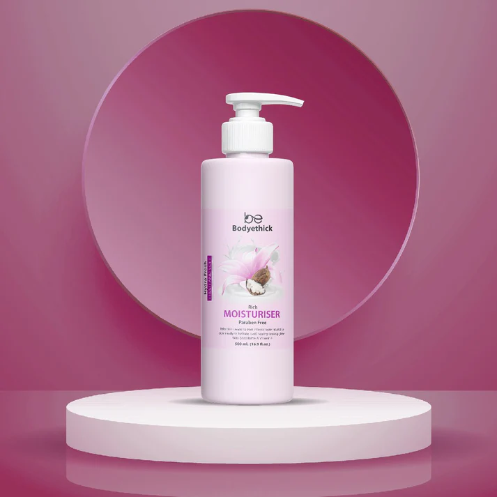 Moonstar Bodyethick Shea Butter|| Paraben Free|| Clear & Fresh Skin Moisturiser (500ml)