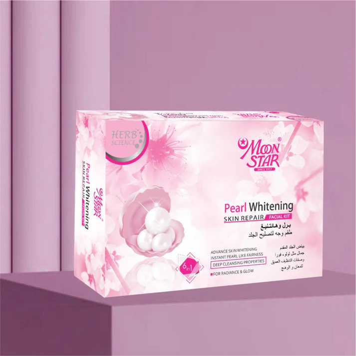 Moonstar Pearl Whitening Skin Repair Facial Kit