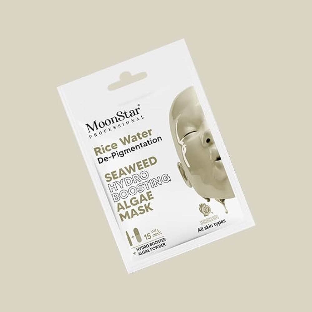 Moonstar Beetroot Algae Mask || Revives Dead Skin || Seaweed Hydro Boosting  (100 g) - Rice Water Algae Mask