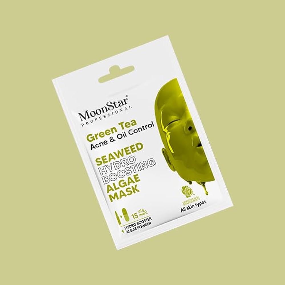 Moonstar Beetroot Algae Mask || Revives Dead Skin || Seaweed Hydro Boosting  (100 g) - Green Tea Algae Mask