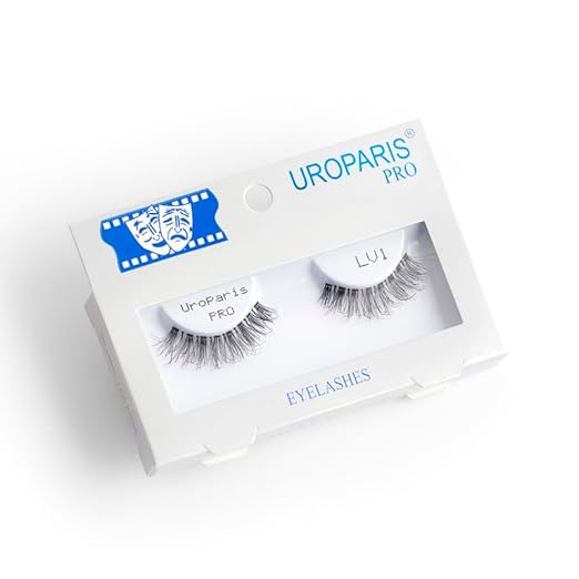 Uroparis PRO LV1 Eyelashes for Women — 3D Look Eye Lashes | Handmade, Light Voluminous False Lashes with Premium Virgin Hair