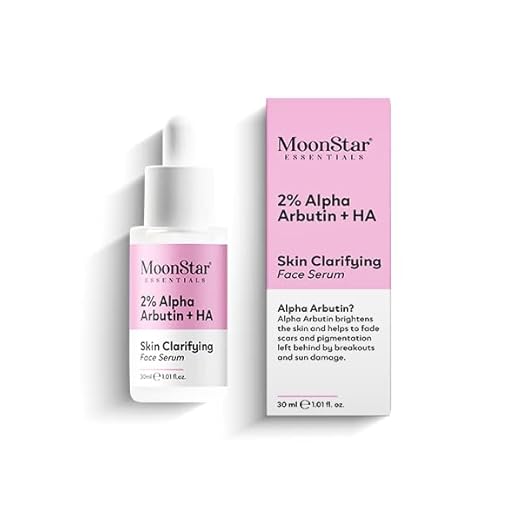 Moonstar 2% Alpha Arbutin Face Serum || + HA (30ml)