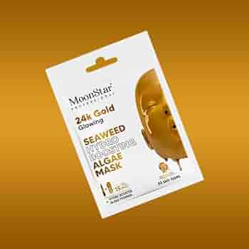 Moonstar Beetroot Algae Mask || Revives Dead Skin || Seaweed Hydro Boosting  (100 g) - Gold Algae Mask