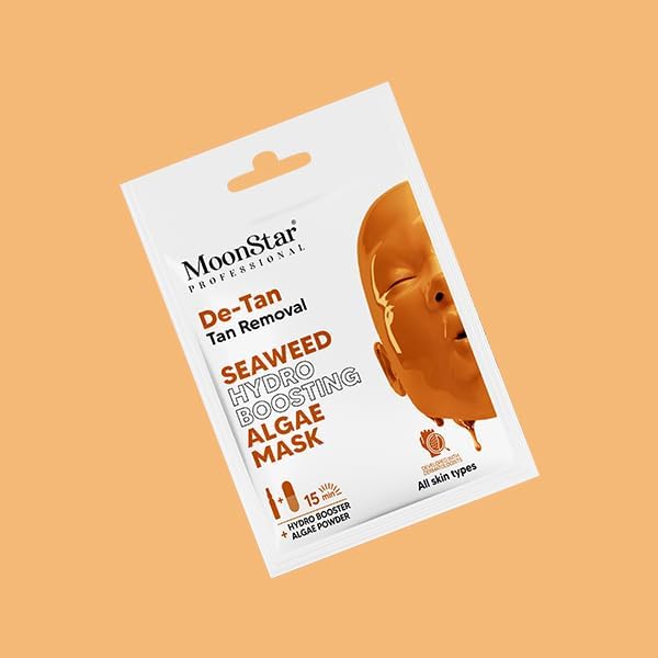 Moonstar Beetroot Algae Mask || Revives Dead Skin || Seaweed Hydro Boosting  (100 g) - D-tan Algae Mask