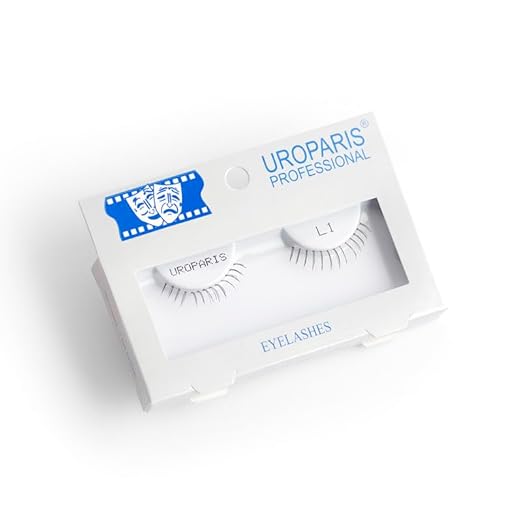 Uroparis L1 Eyelashes for Women — Tapered Handmade Eye Lashes | Lightweight False Lashes with Premium Virgin Hair