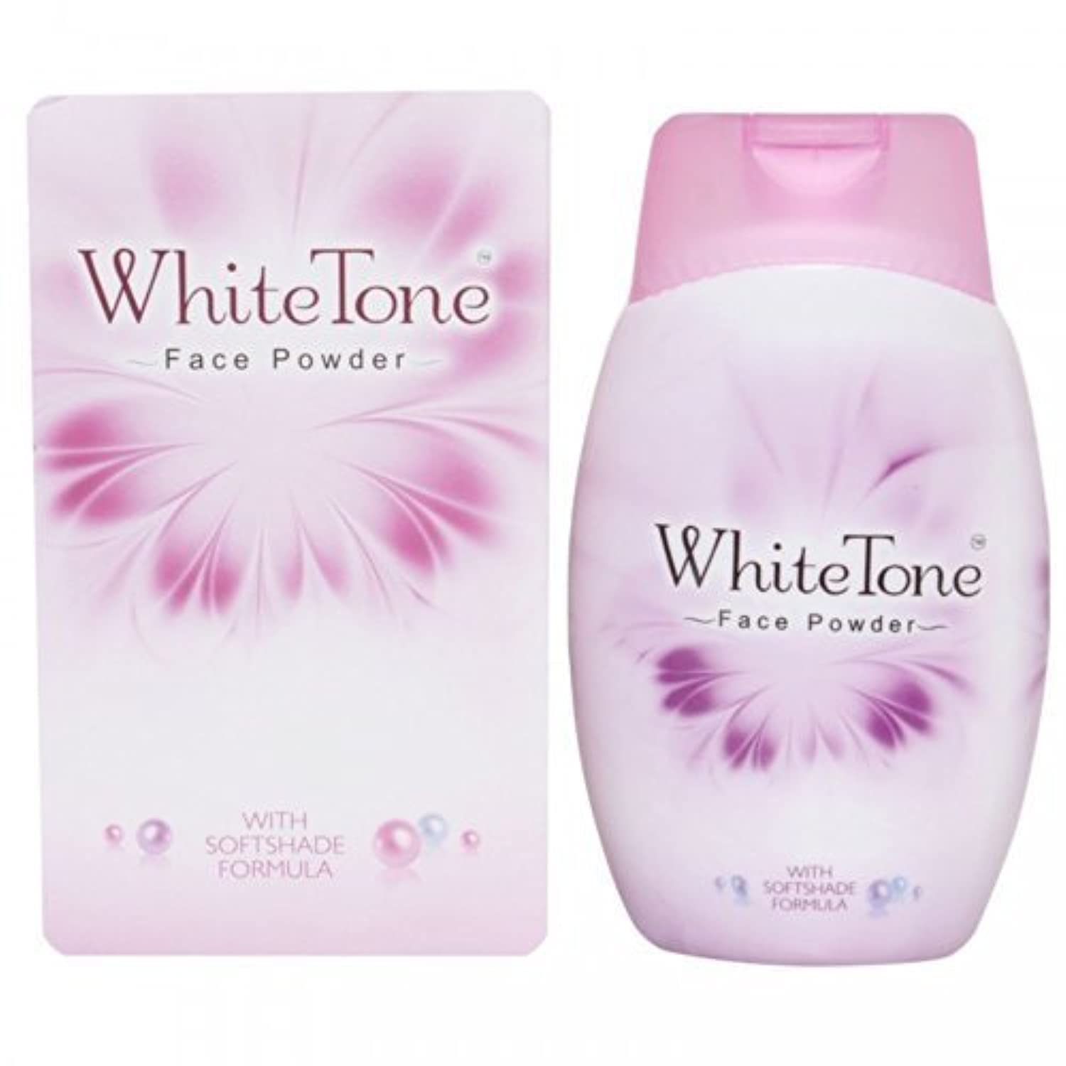 White Tone Face Powder - Natural, White - 70g