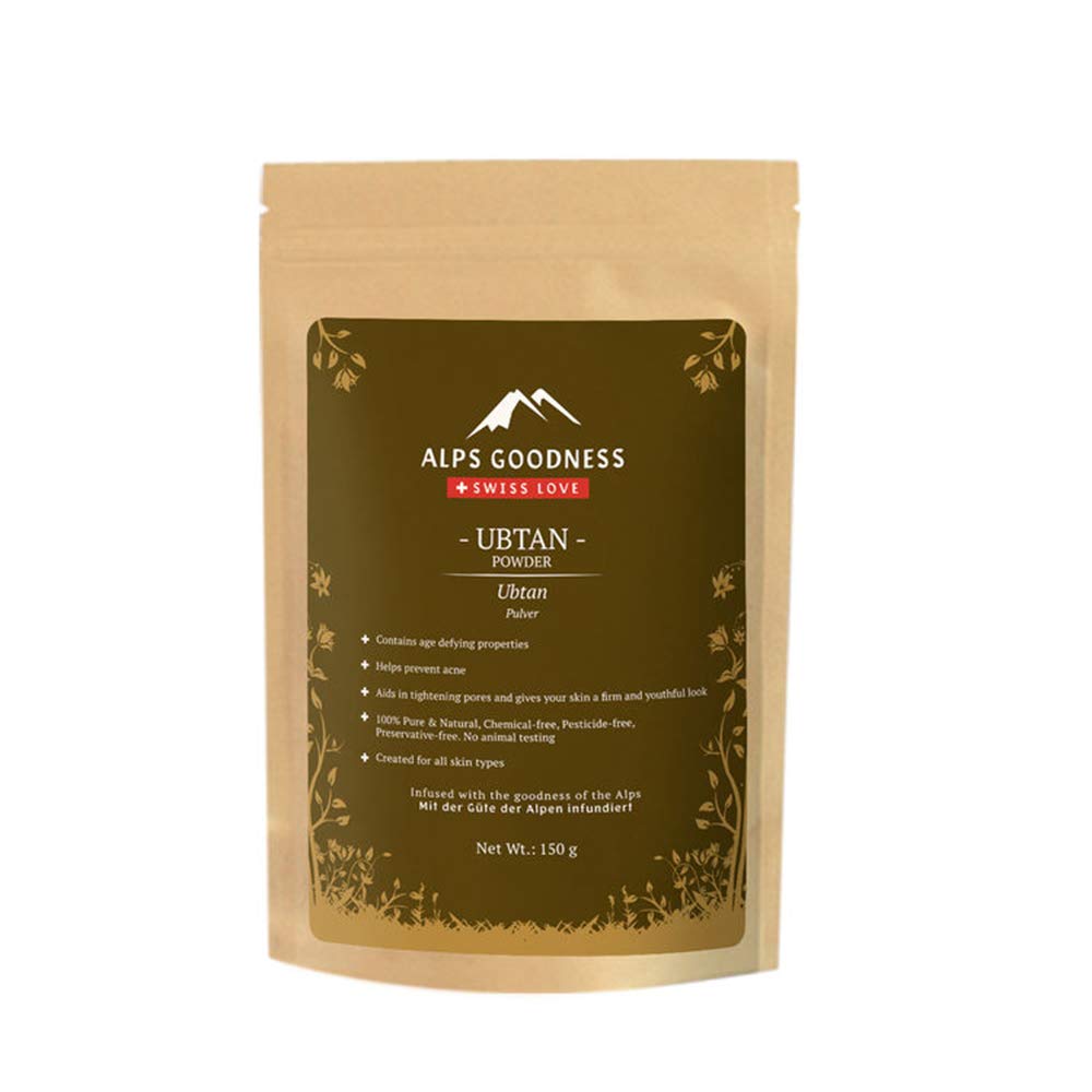 Alps Goodness Powder - Ubtan (50 g) | 100% Natural Powder | No Chemicals, No Preservatives, No Pesticides | Detan Face Pack | Tan Removal Face Pack