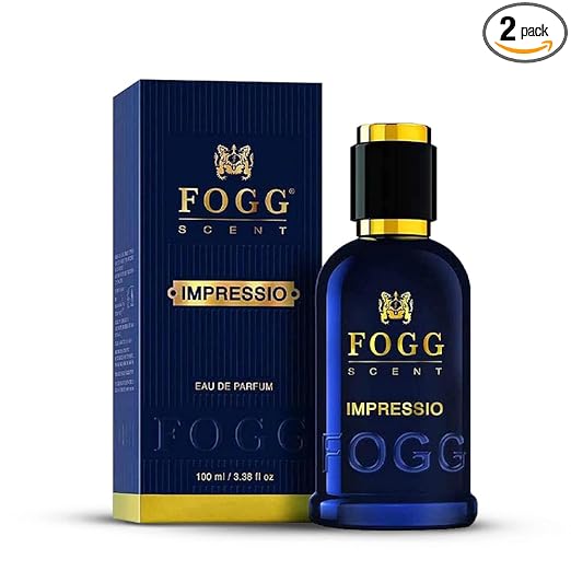 FOGG Men Spray Scent Impressio Perfume, Long-Lasting, Fresh & Powerful Fragrance Spray, Eau De Parfum  100Ml