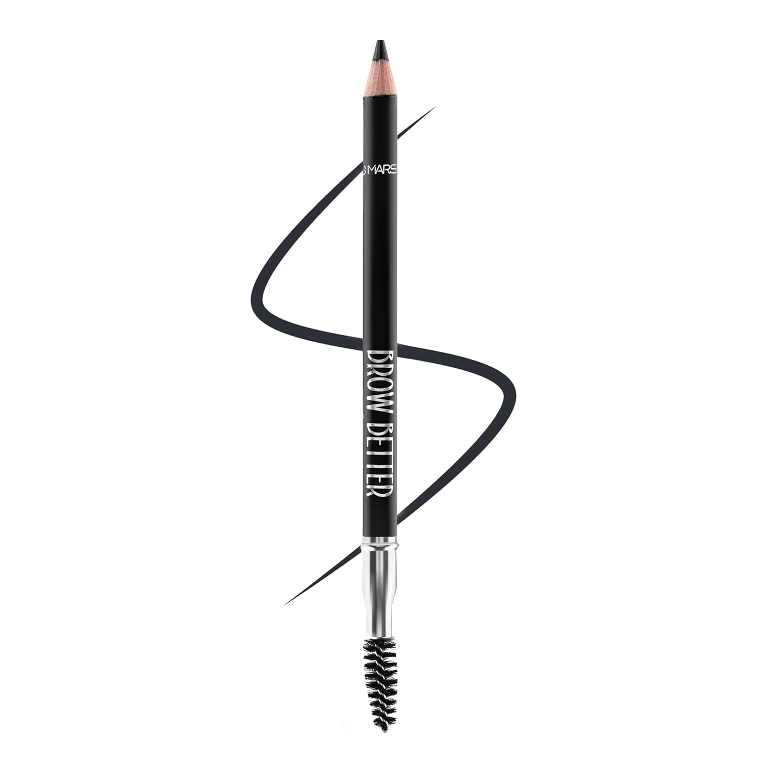 MARS Brow Better Eyebrow Pencil with Spoolie | Long-Lasting & Smudge Proof | Rich Pigemention | Natural-Looking Results | Easy to Sharpen (1.4 gm)