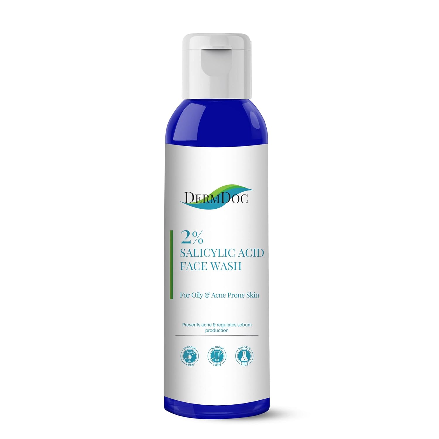 DermDoc 2% Salicylic Acid For Acne Prone & Oily Skin Type Face Wash  (120 ml)