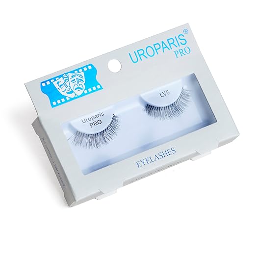 Uroparis PRO LV5 Eyelashes for Women — 3D Look Eye Lashes | Handmade, Light Voluminous False Lashes with Premium Virgin Hair