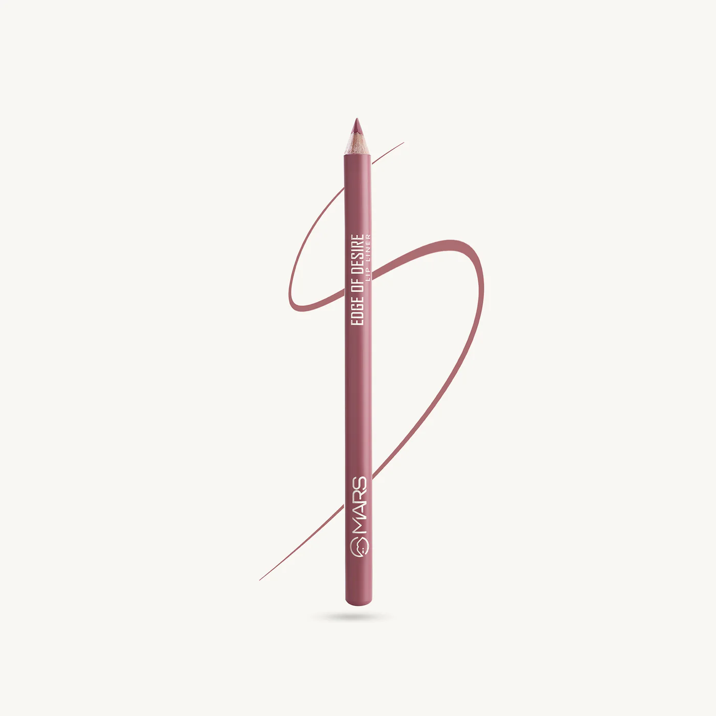 MARS Matte Lip Liner | One Swipe Smooth Application | Long Lasting Lip Pencil (1.4gm) - 17 barbie bold