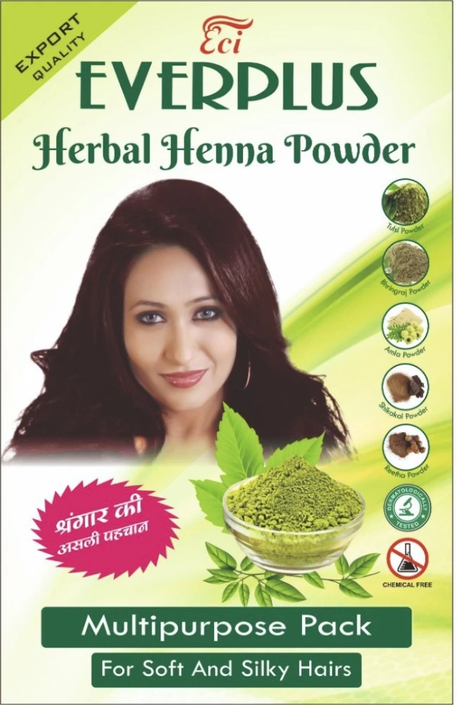 EVERPLUS 100% Natural & Pure Herbal Henna Powder for Hair growth 100gm
