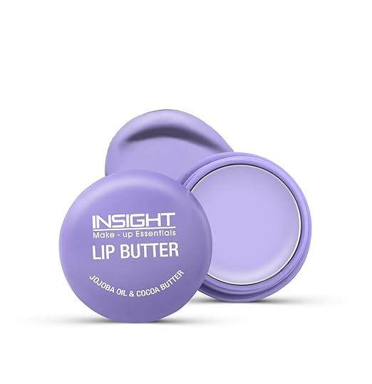 Insight Cosmetics Lip Butter Enriched with Rosehip Oil, Jojoba Oil & Vitamin E| Excellent Lip Mask| Tanned Lips Brightening| Natural Pink Lips, 3gm, LP06-Blueberry
