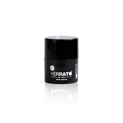 KERRATO HAIR FIBRES (Dark Brown) - 4G Natural Solution For All Types Of Hair - Conceals Hair Loss In 10 Seconds - Enhances Natural Hair Thickness - Ideal For Men & Women, 1 Count