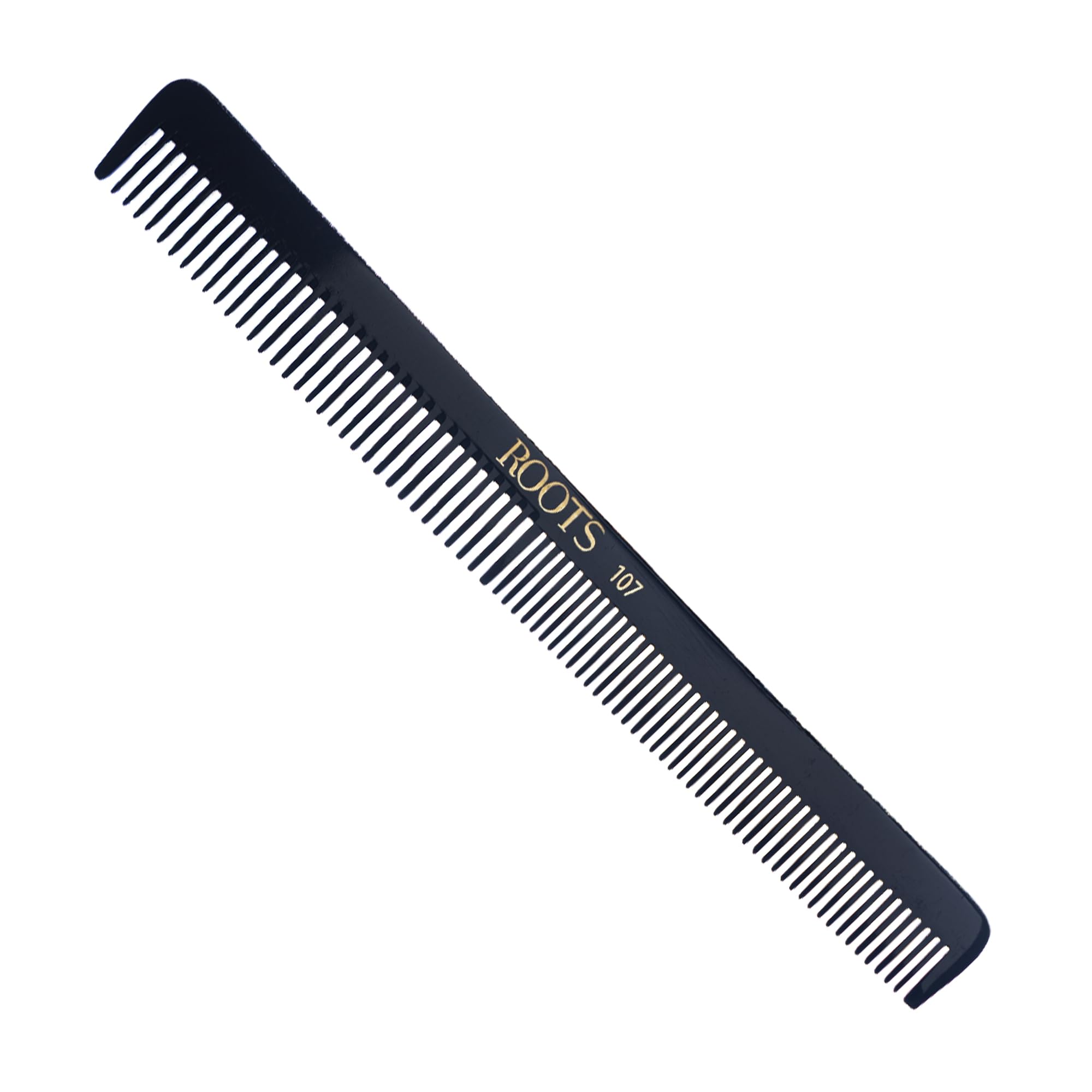 Roots - Professional Detangling & Shampoo Black Combs - Everyday use - Comfortable Use For Men And Women - Gentle On The Scalp - Module No. 201 - Roots Comb (107)